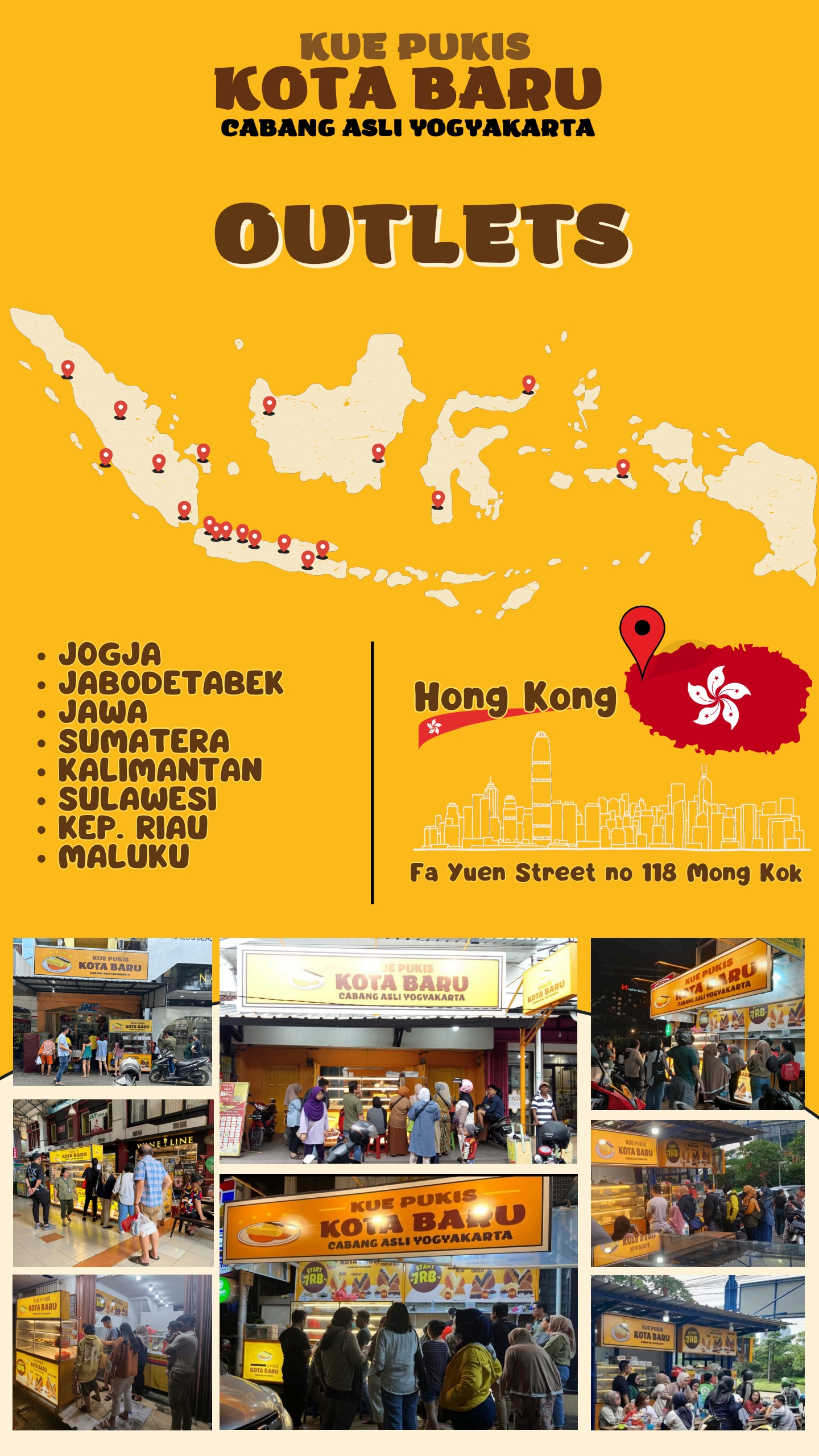 Kue Pukis Kota Baru Locations Map
